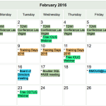 RMOUG calendar page